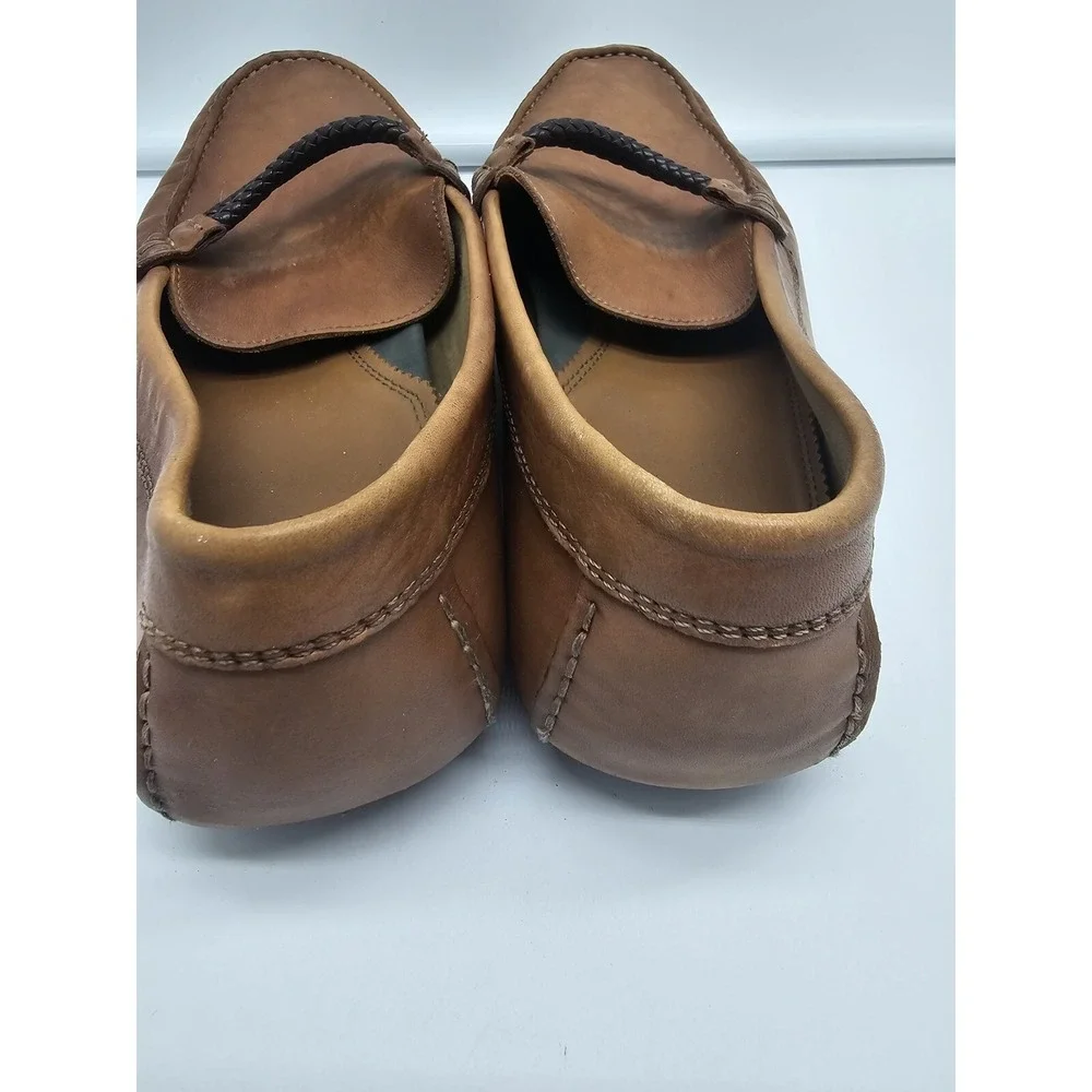 Aldo Mens Brown Suede Leather Dress‎ Shoe Comfort Loafer Size10